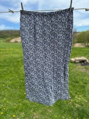 Vintage Cherokee Pastel Floral Maxi Skirt Large